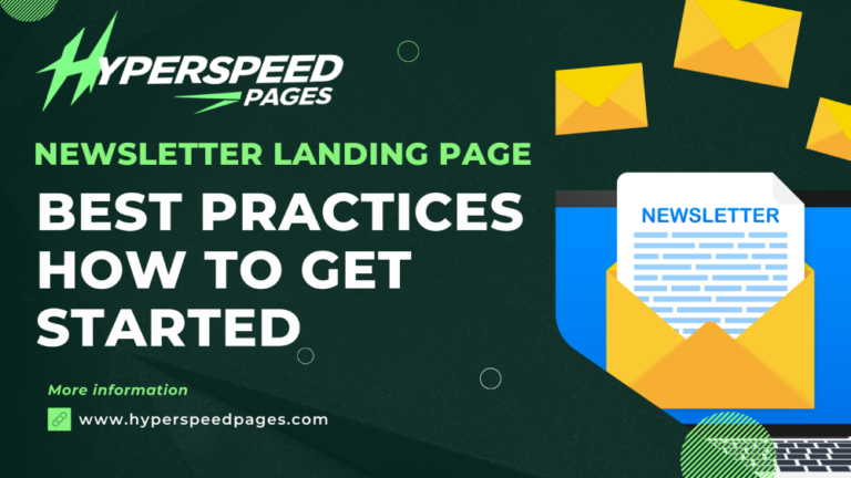 Newsletter Landing Page Best Practices: How to Get Started