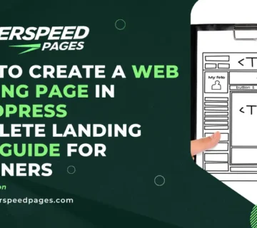 How To Create a Web Landing Page in Wordpress | Complete Landing Page Guide For Beginners