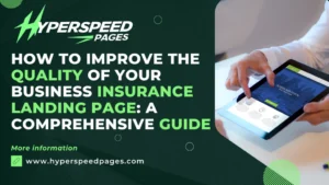 Learn how to improve your business insurance landing page