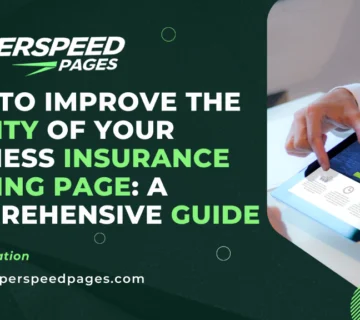 Learn how to improve your business insurance landing page