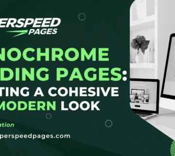 Monochrome Landing Pages: Creating a Cohesive and Modern Look
