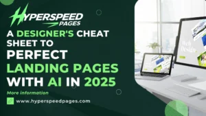 A Designer's Cheat Sheet to Perfect Landing Pages with AI in 2025