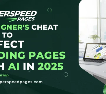 A Designer's Cheat Sheet to Perfect Landing Pages with AI in 2025