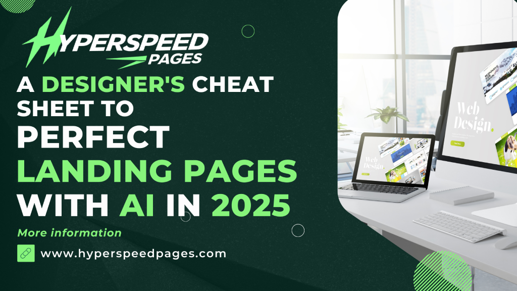 A Designer's Cheat Sheet to Perfect Landing Pages with AI in 2025