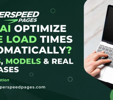 Can AI Optimize Page Load Times Automatically? Tools, Models & Real Use Cases