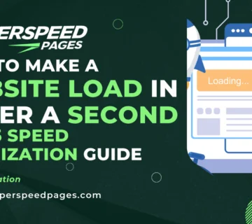 How to Make a Website Load in Under a Second: A 2025 Speed Optimization Guide